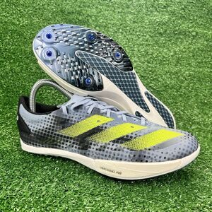 adidas Adizero Ambition M 7 / W 8.5 Track Spikes Low Blue Lucid Lemon - IE2767